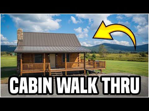 Stay at this Honeymooner's Luxury Hot Tub Cabin in West Virginia! | Golden Anchor Cabins Tour