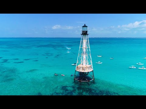 Snorkeling Famous Alligator Lighthouse in Florida Keys! GoPro HERO10 (5K)